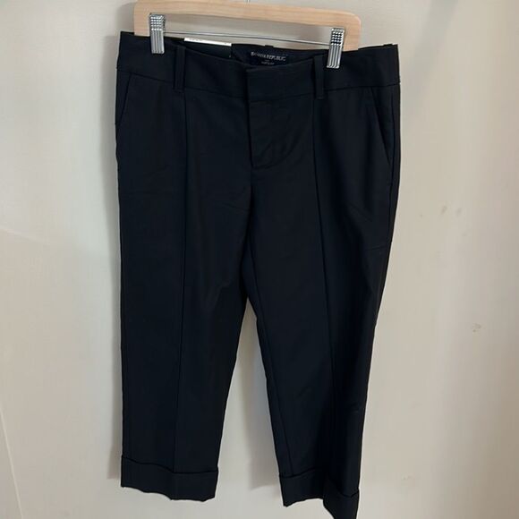 New Banana Republic Martin Fit Cuffed Cropped Pants - Picture 1 of 8